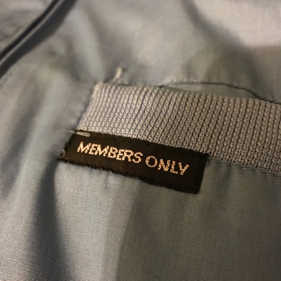 Vintage powder blue Members Only jacket Sz38 - Picture 2 of 5